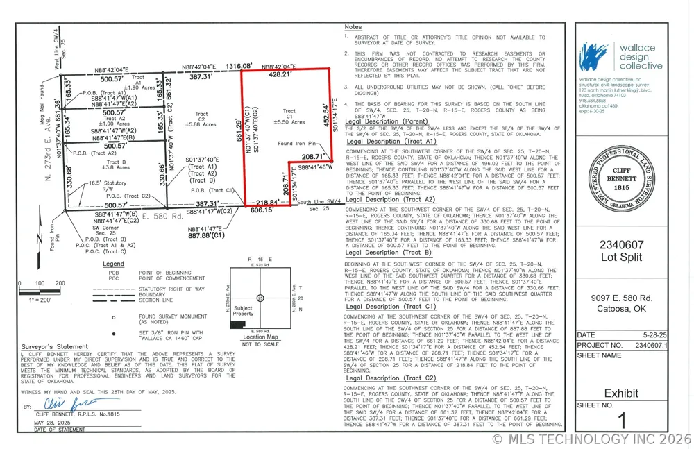 9195 E 580 ROAD Catoosa, OK 74015