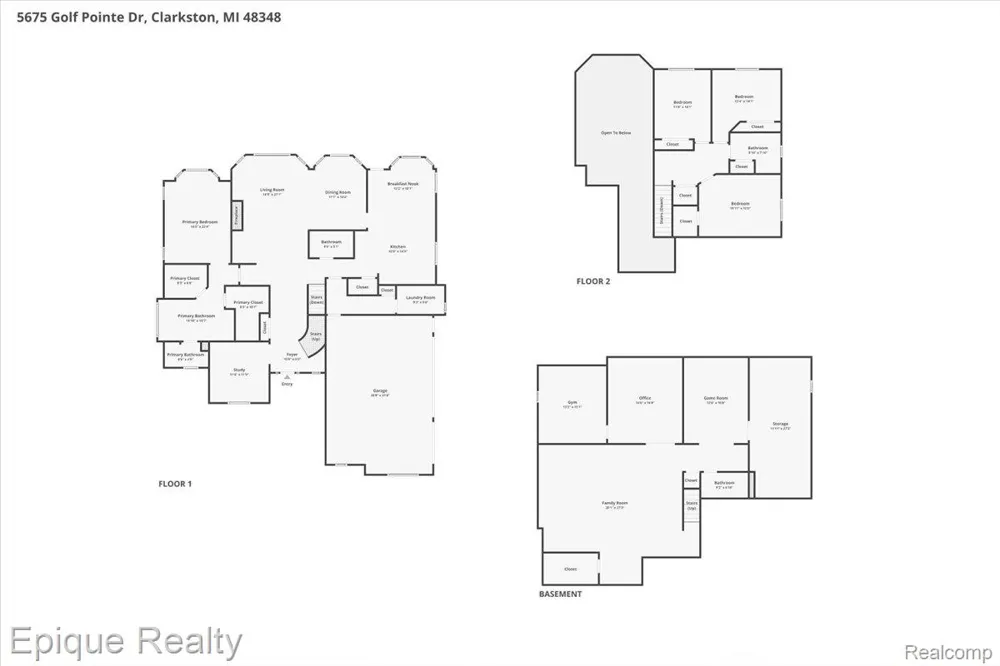 5675 Golf Pointe Drive Clarkston City, MI 48348