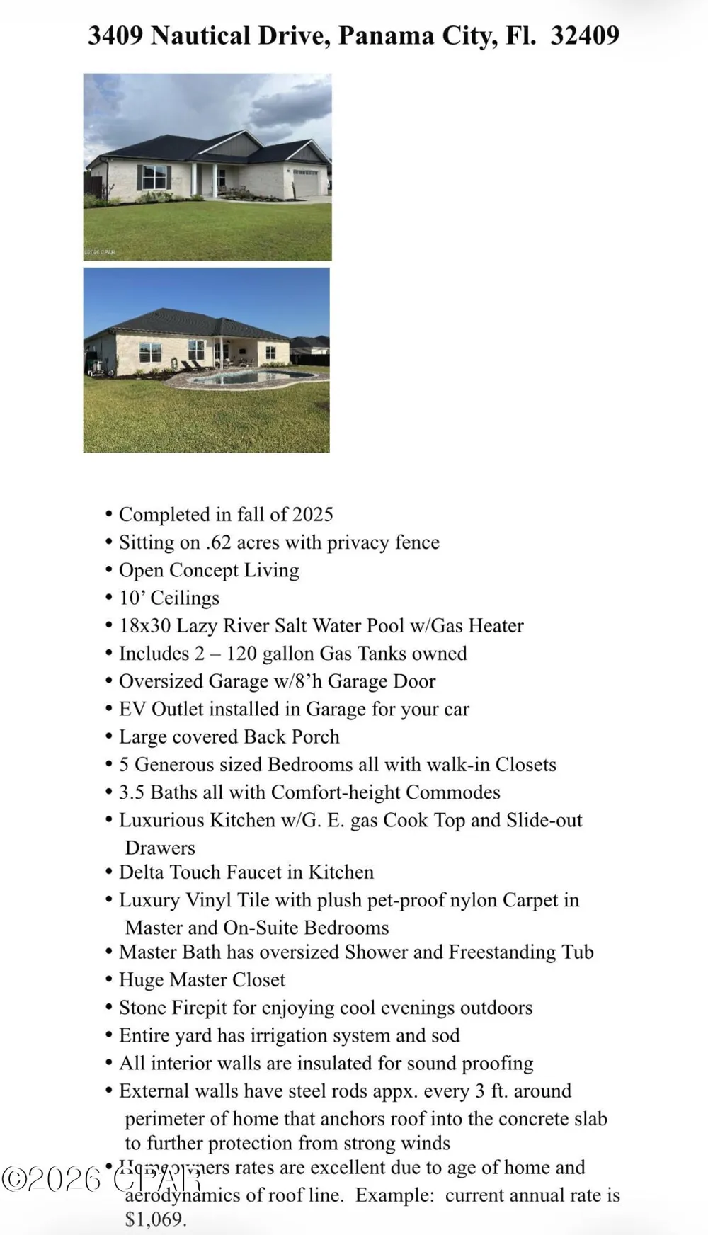 3409 Nautical Drive Southport, FL 32409