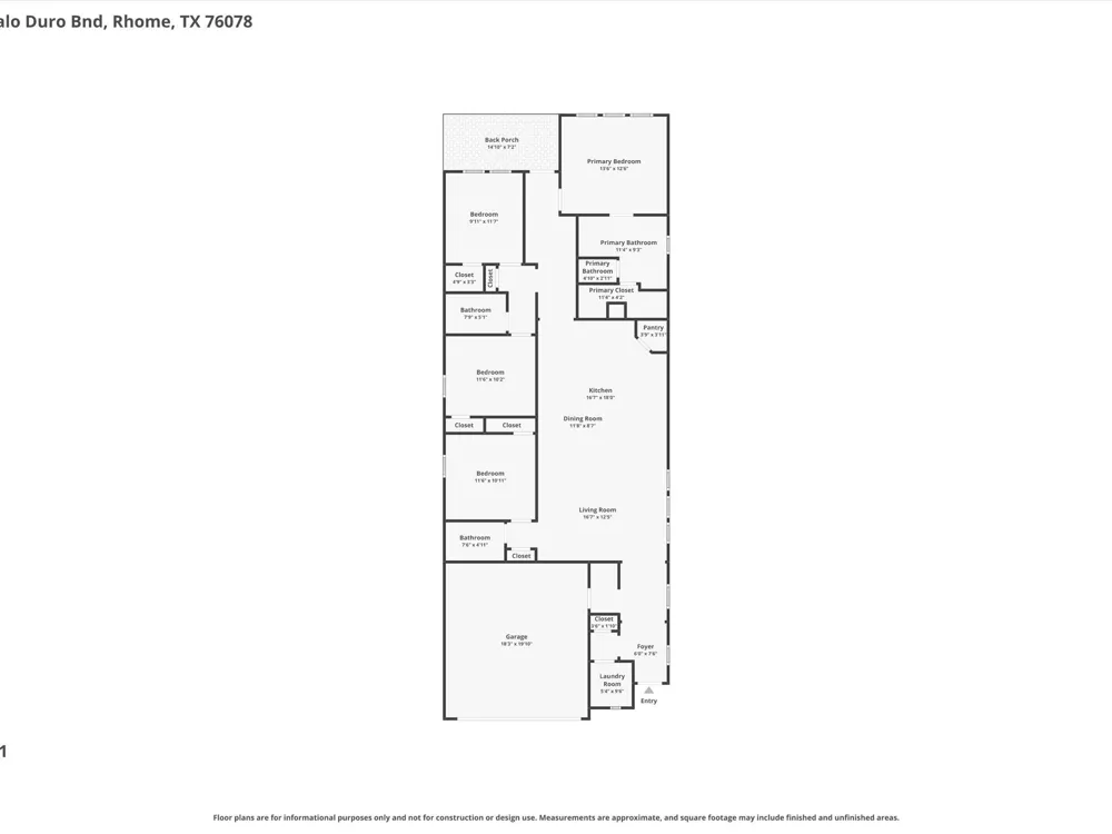 166 Palo Duro Bend Rhome, TX 76078