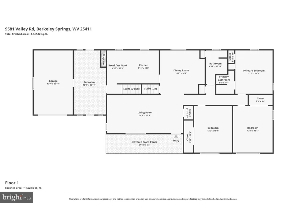9581 VALLEY ROAD Berkeley Springs, WV 25411