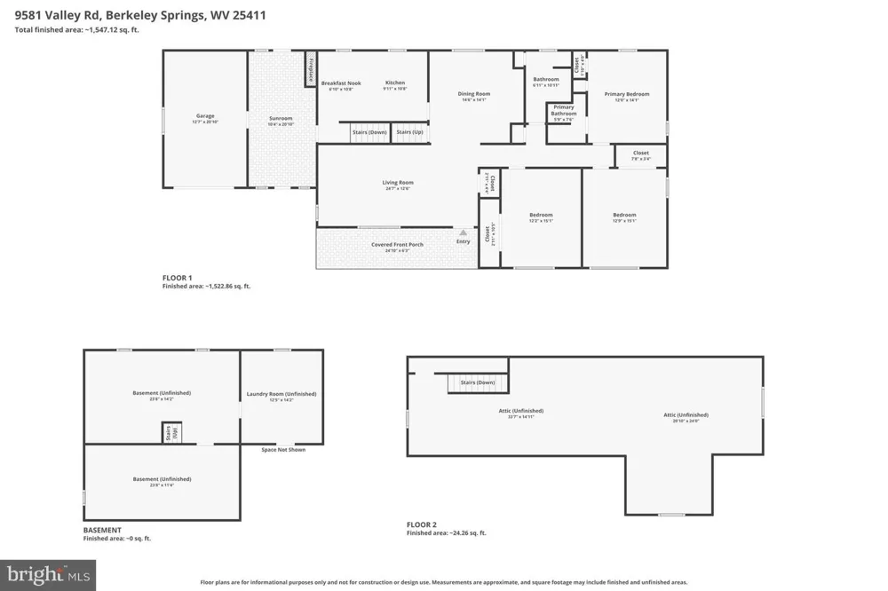 9581 VALLEY ROAD Berkeley Springs, WV 25411