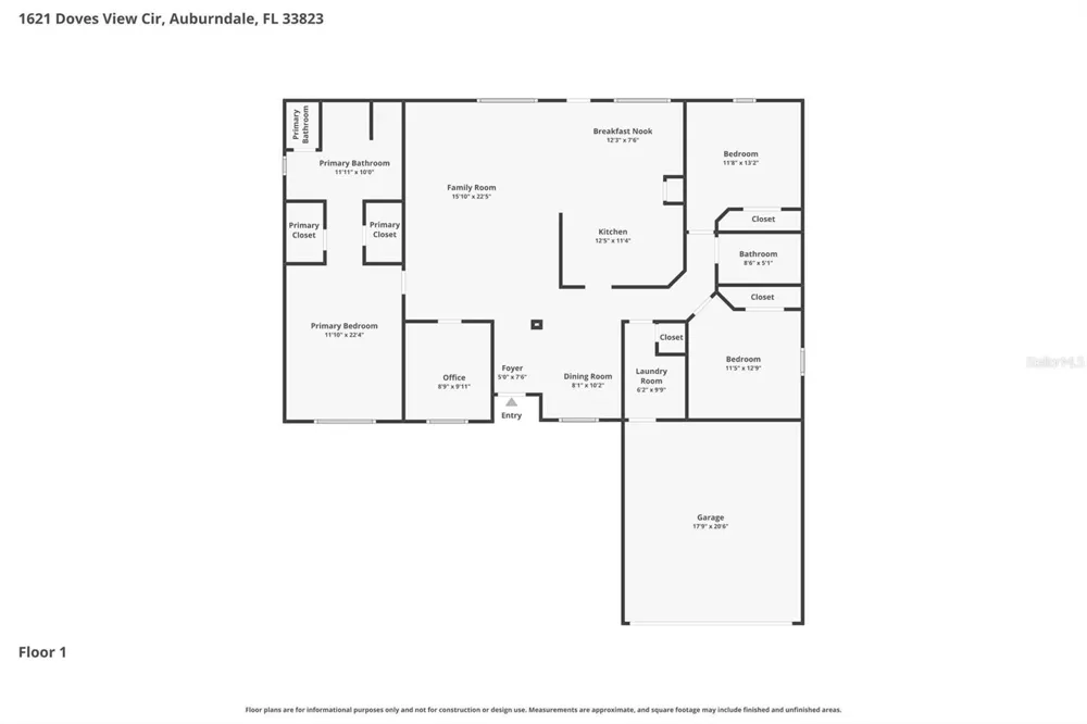 1621 DOVES VIEW CIRCLE Auburndale, FL 33823