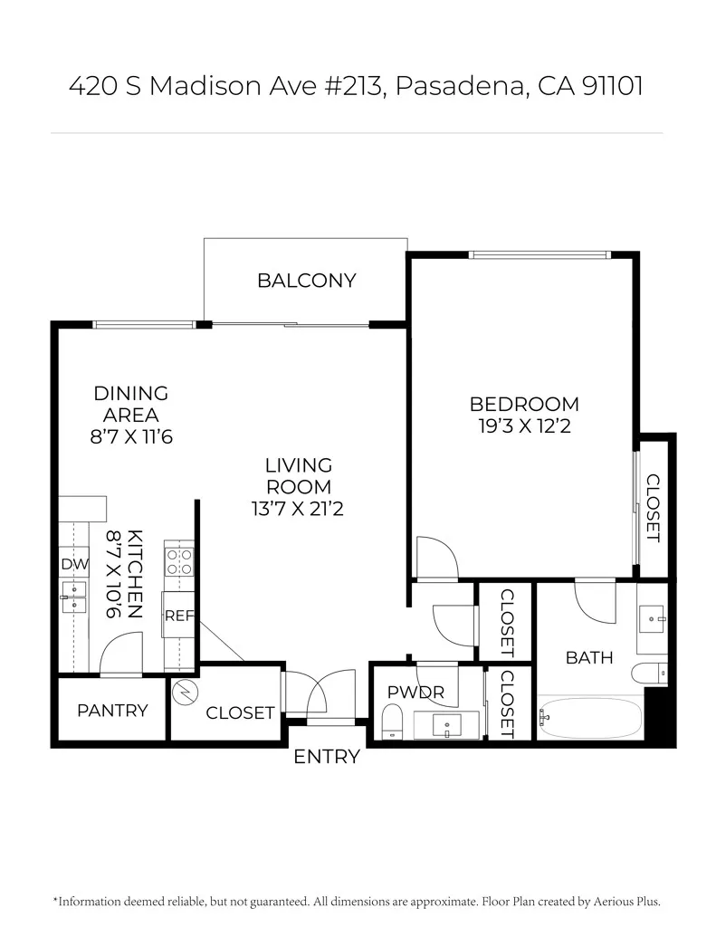 420 S Madison #213 Pasadena, CA 91101
