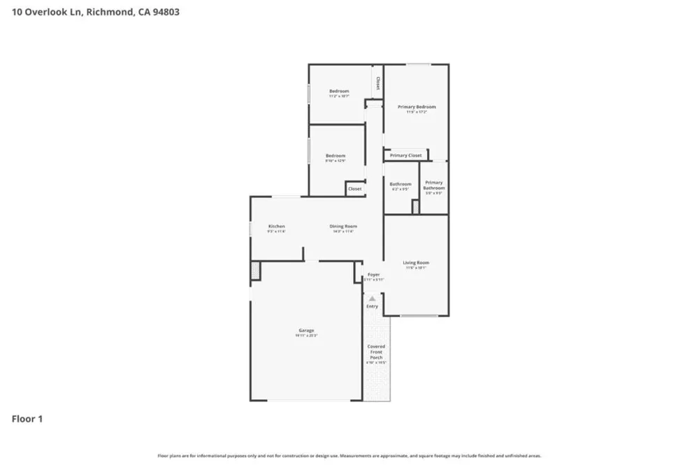 10 Overlook Lane El Sobrante, CA 94803