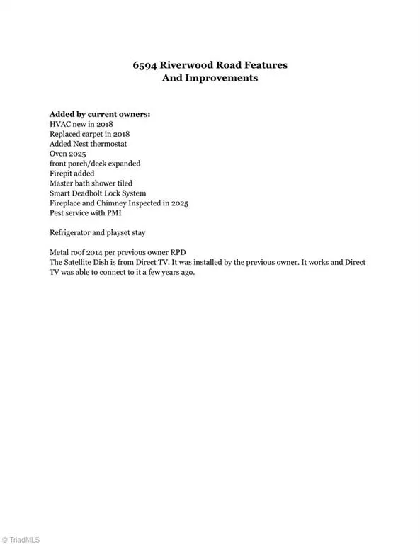 6594 Riverwood Road Walkertown, NC 27051