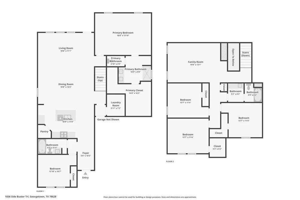 1836 Side Buster Trail Georgetown, TX 78628