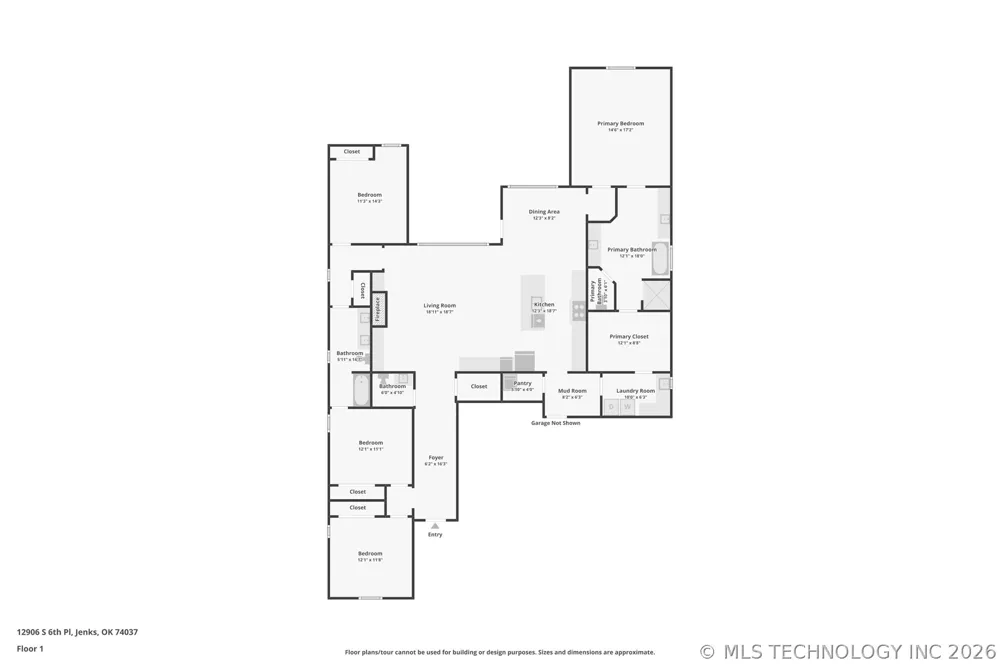 12906 S 6th Place Jenks, OK 74037