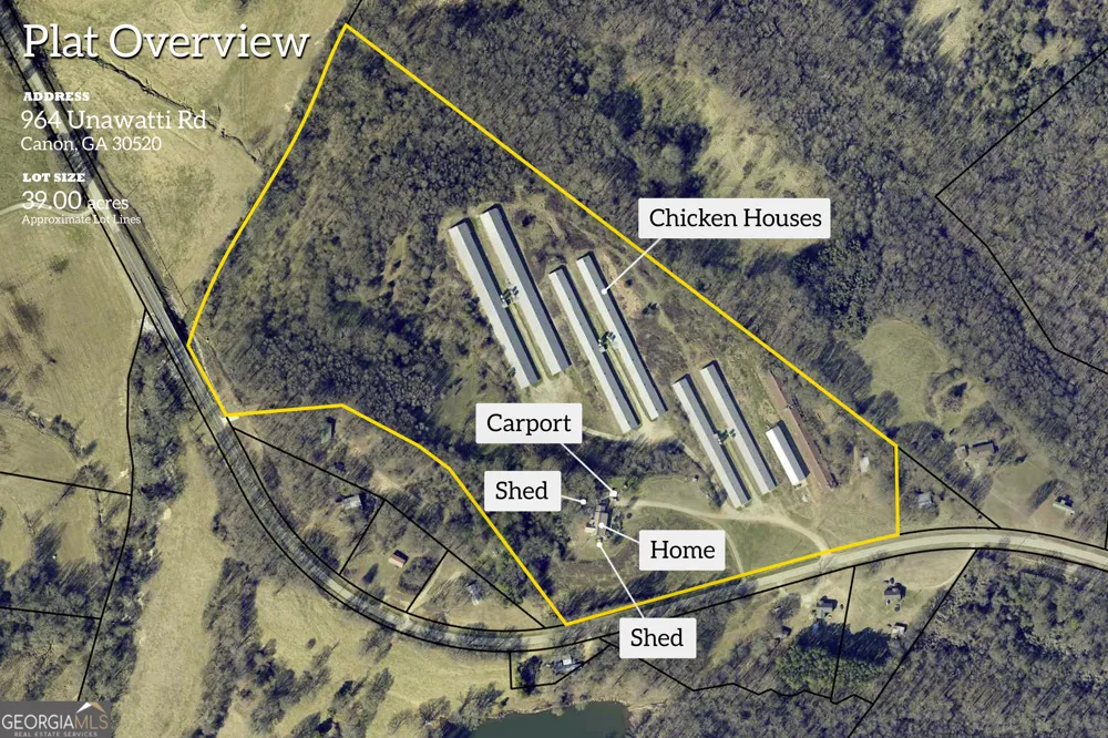 964 Unawatti RD Canon, GA 30520