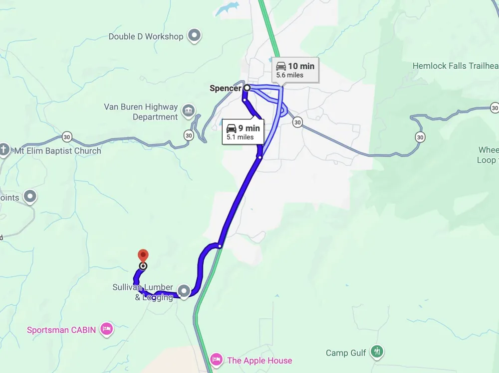 Long Fork Creek Road Spencer, TN 38585