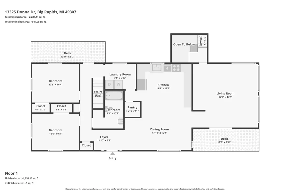 13325 Donna Road Big Rapids, MI 49307