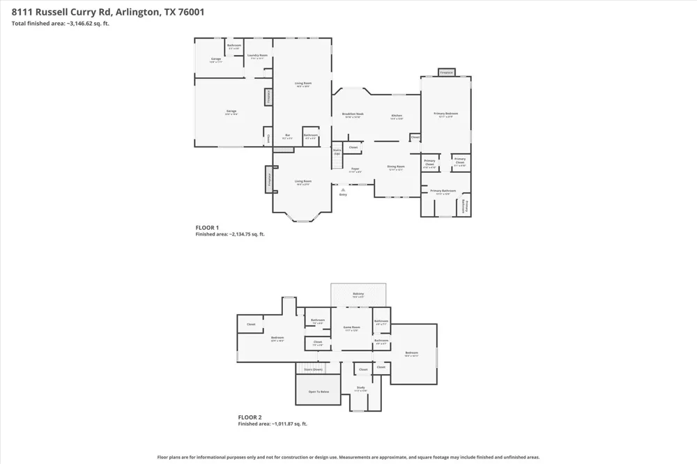 8111 Russell Curry Road Arlington, TX 76001