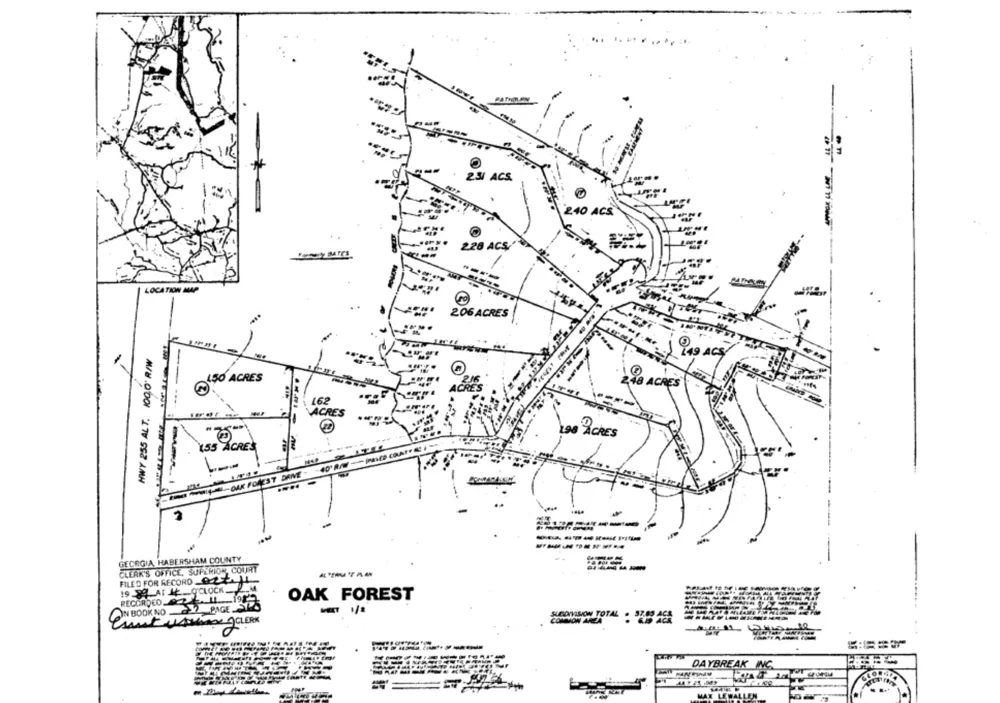 2 LOTS Oak Forest Clarkesville, GA 30523