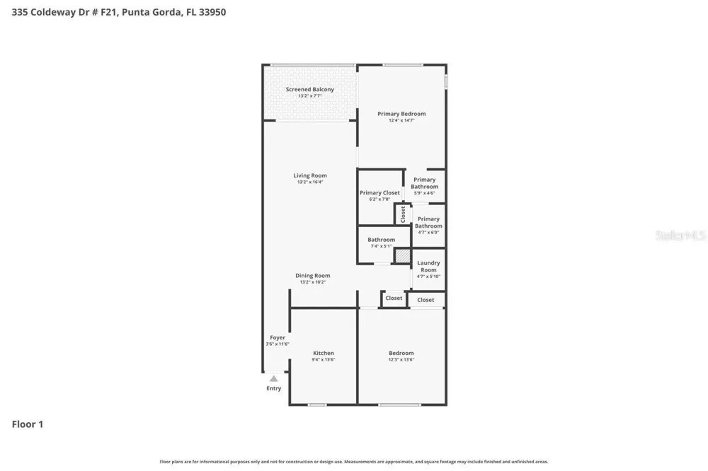 335 COLDEWAY DRIVE #F21 Punta Gorda, FL 33950