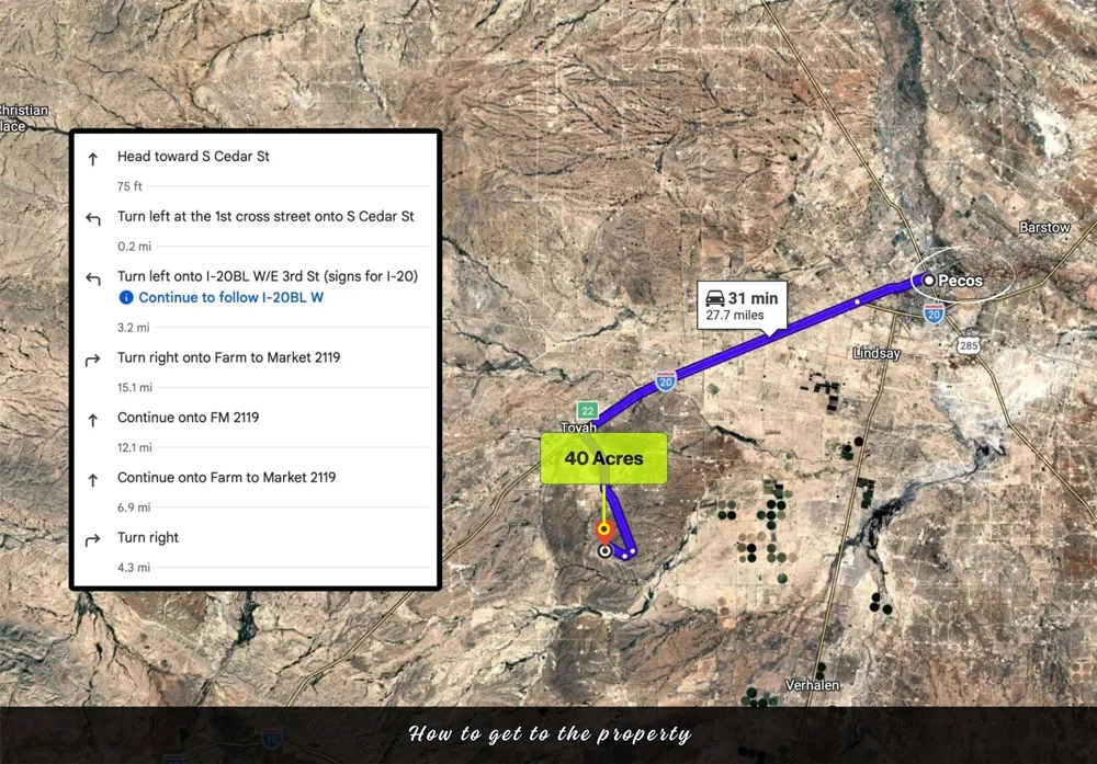 AB 3580 SEC 35 BLK 45 PSLNW/4 SE/4 Pecos, TX 79772