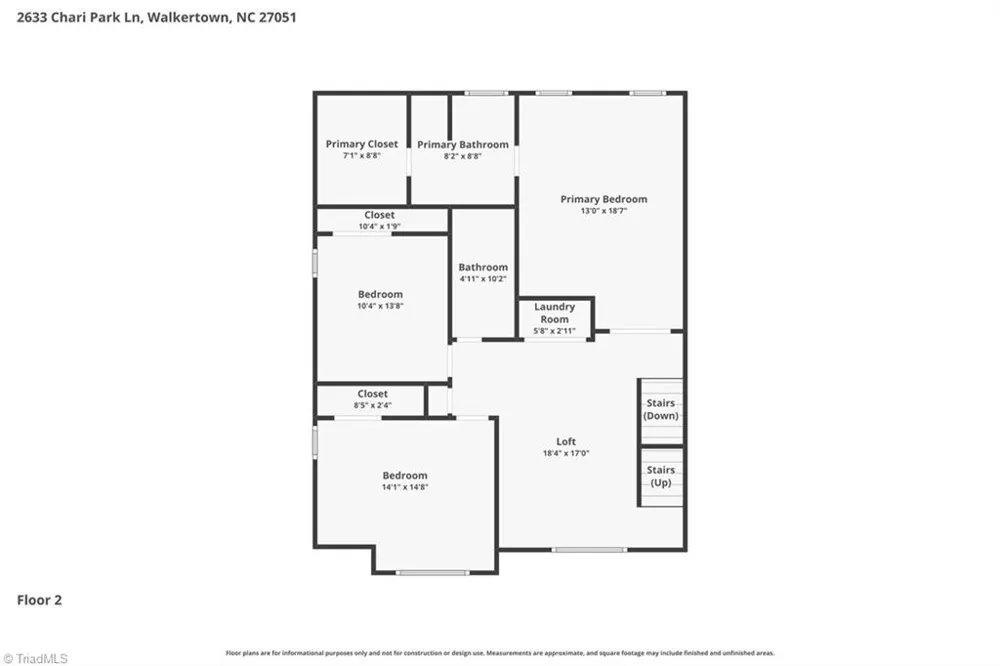 2633 Chari Park Lane Walkertown, NC 27051