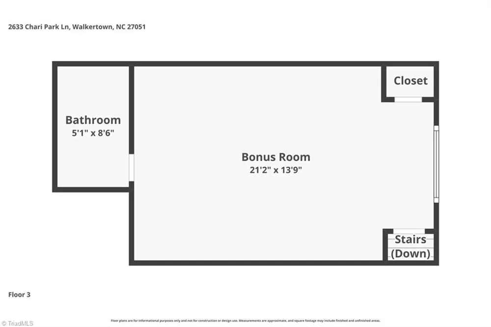2633 Chari Park Lane Walkertown, NC 27051