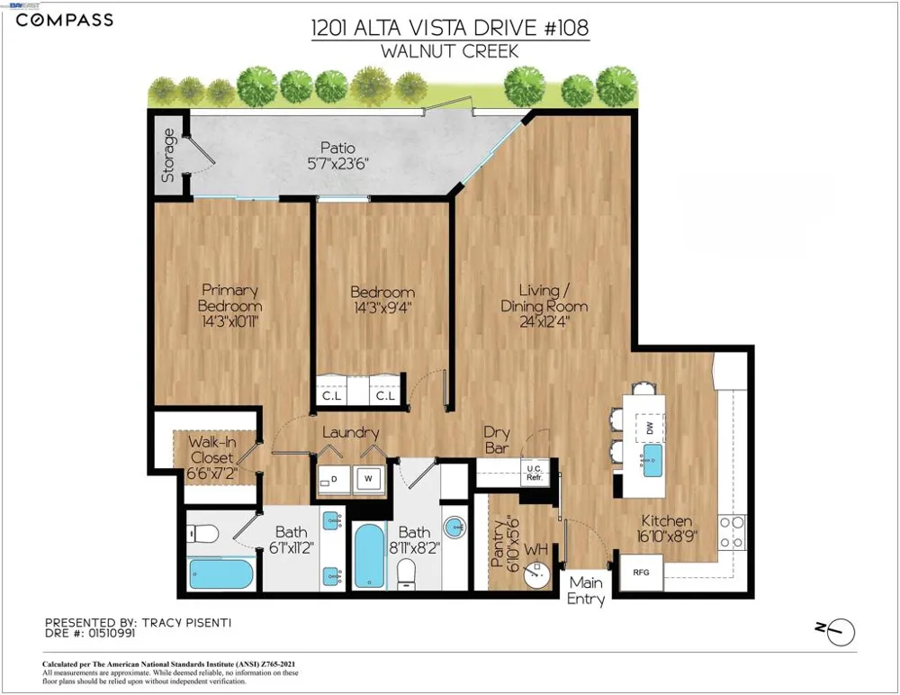 1201 Alta Vista Dr #108 Walnut Creek, CA 94596