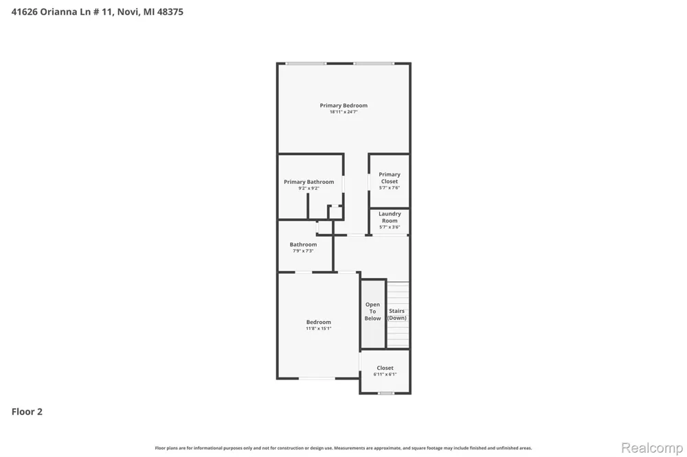 41626 Orianna Lane Novi City, MI 48375