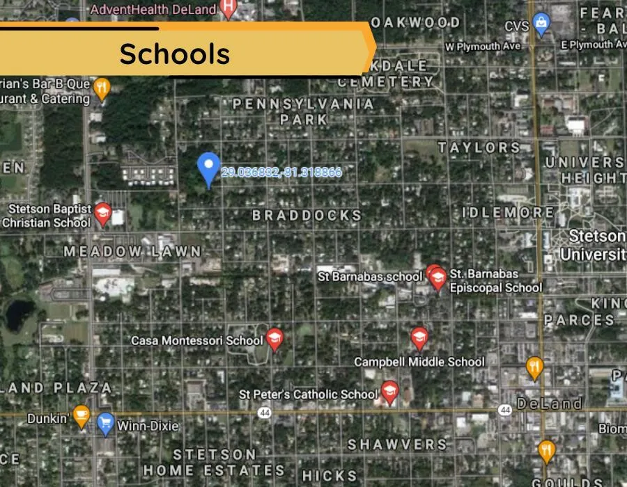 W University Avenue Deland, FL 32720