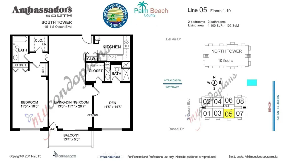 4511 S Ocean Boulevard #205 Highland Beach, FL 33487