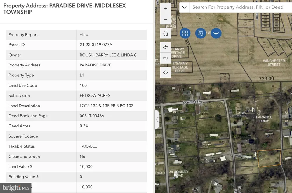 PARADISE DRIVE Carlisle, PA 17015