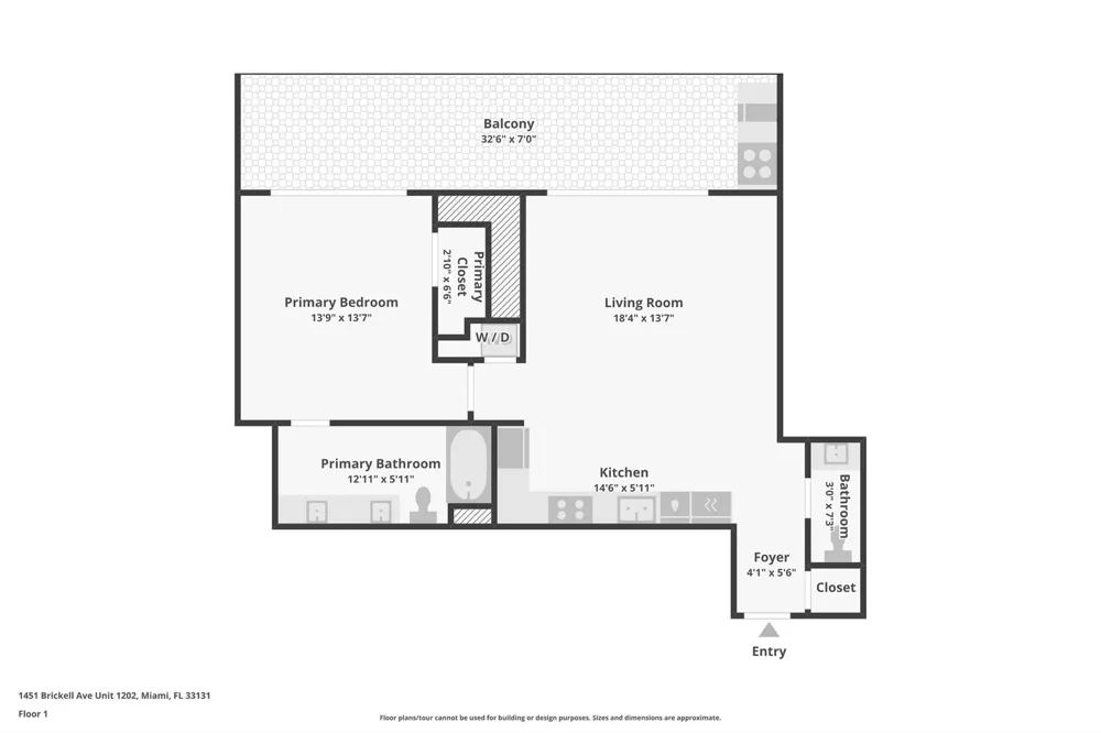 1451 Brickell Avenue #1202 Miami, FL 33131