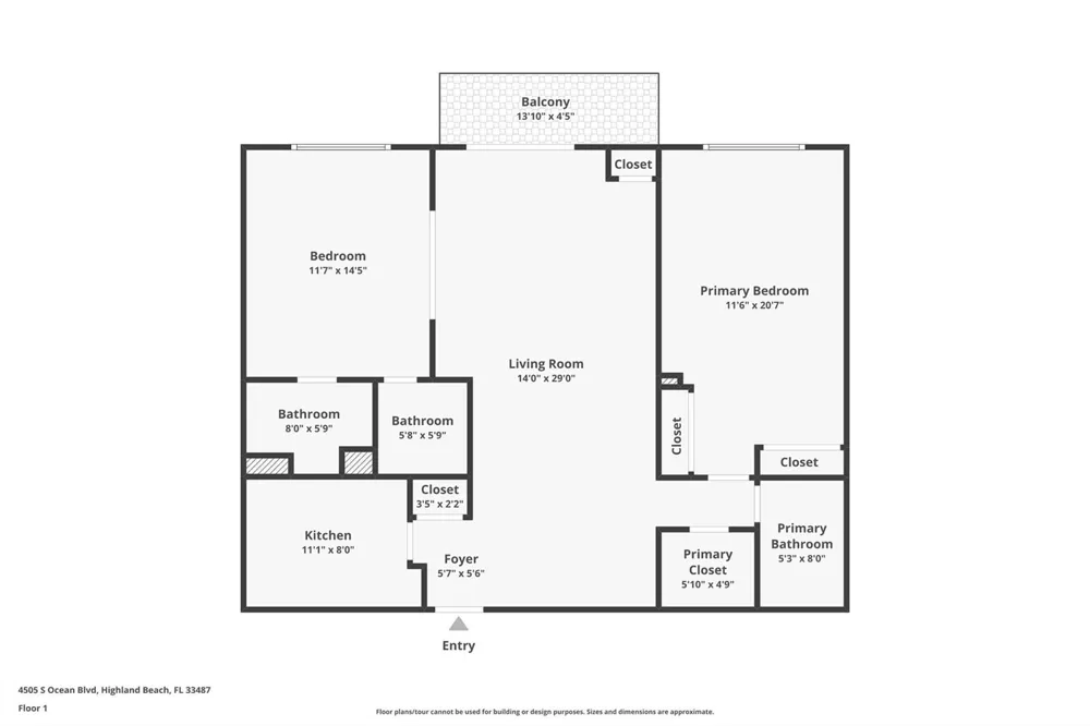 4505 S Ocean Boulevard #805 Highland Beach, FL 33487