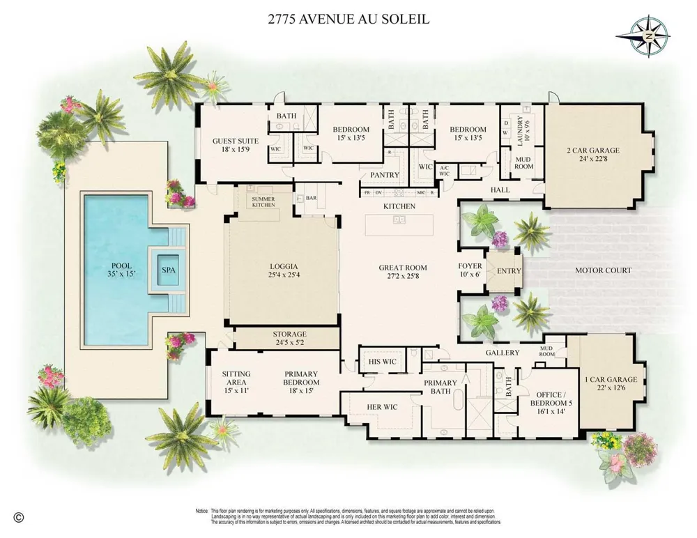 2775 Ave Au Soleil Gulf Stream, FL 33483