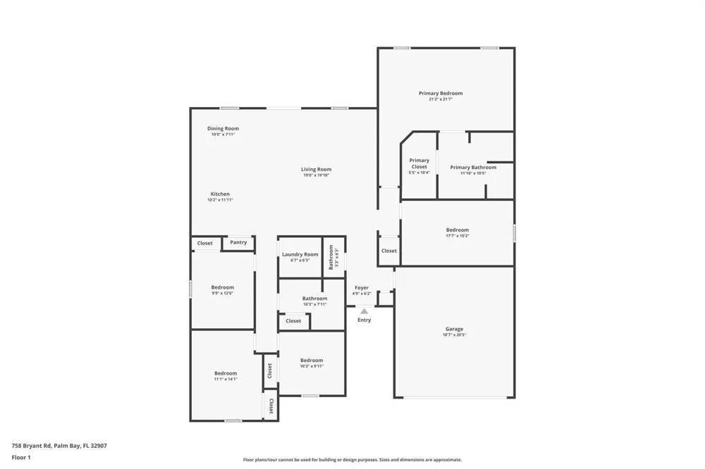 1319 Schneider Street SW Palm Bay, FL 32908