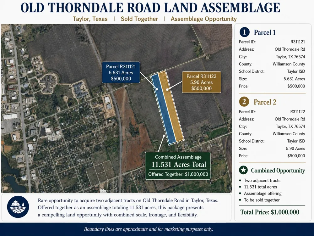 Old Thorndale Road Taylor, TX 76574