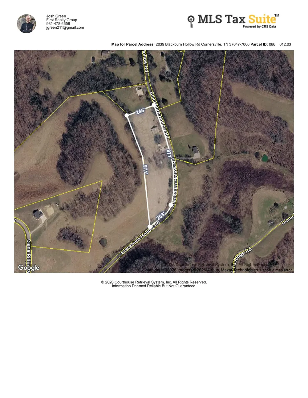 2039 Blackburn Hollow Rd Cornersville, TN 37047