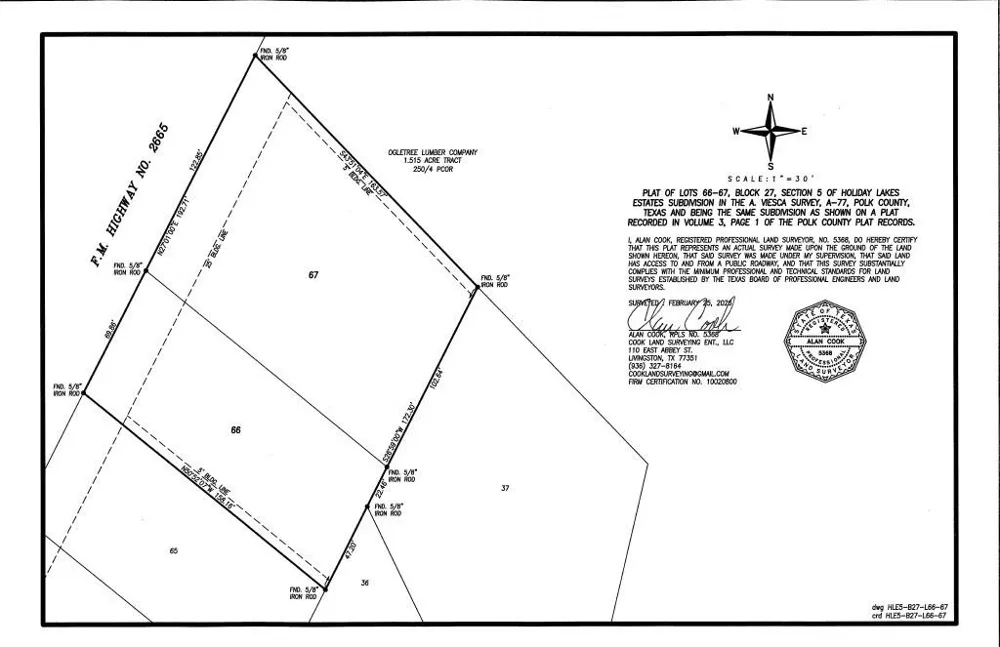 Fm 2665 Goodrich, TX 77335