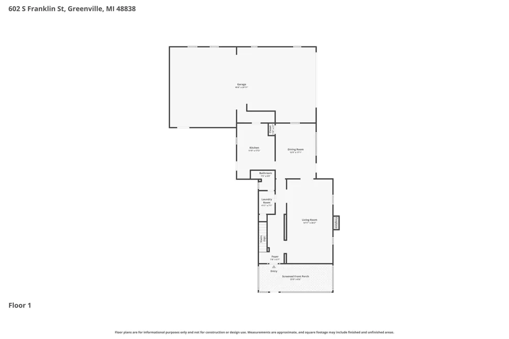 602 S Franklin Street Greenville City, MI 48838