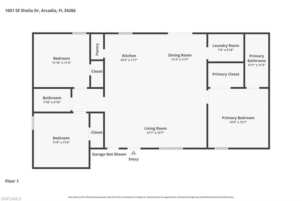 1601 SE Sheila Drive Arcadia, FL 34266