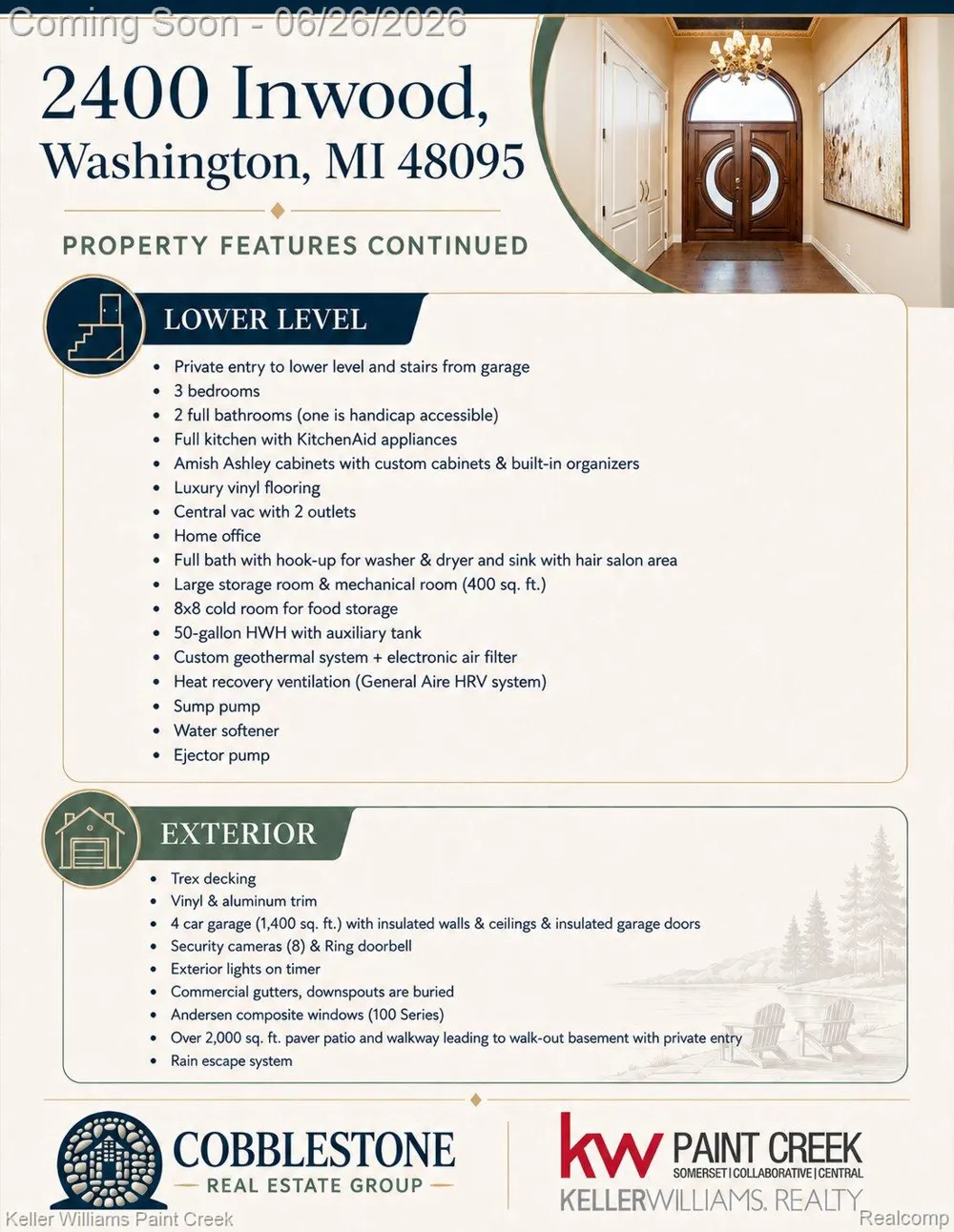 2400 Inwood Road Washington Township, MI 48095