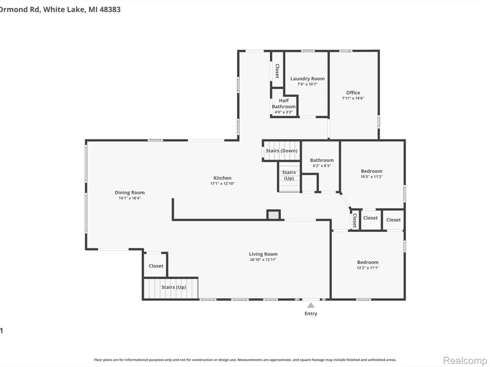 5556 Ormond Road White Lake Charter Township, MI 48383