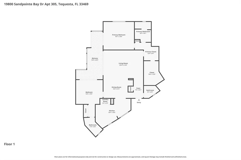 19800 Sandpointe Bay Drive #305 Tequesta, FL 33469