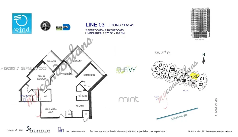 350 S Miami Ave #1903 Miami, FL 33130