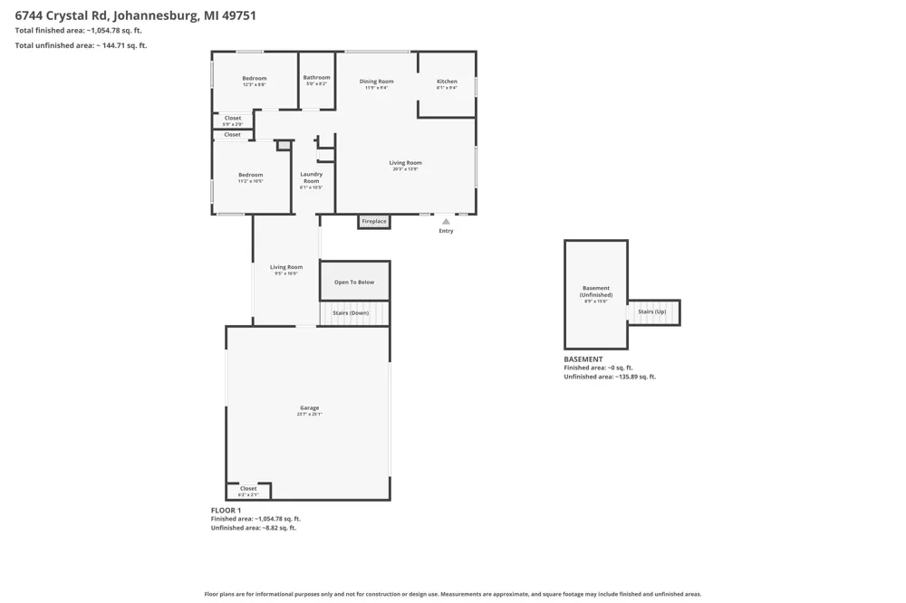 6744 Crystal Street Charlton Township, MI 49751
