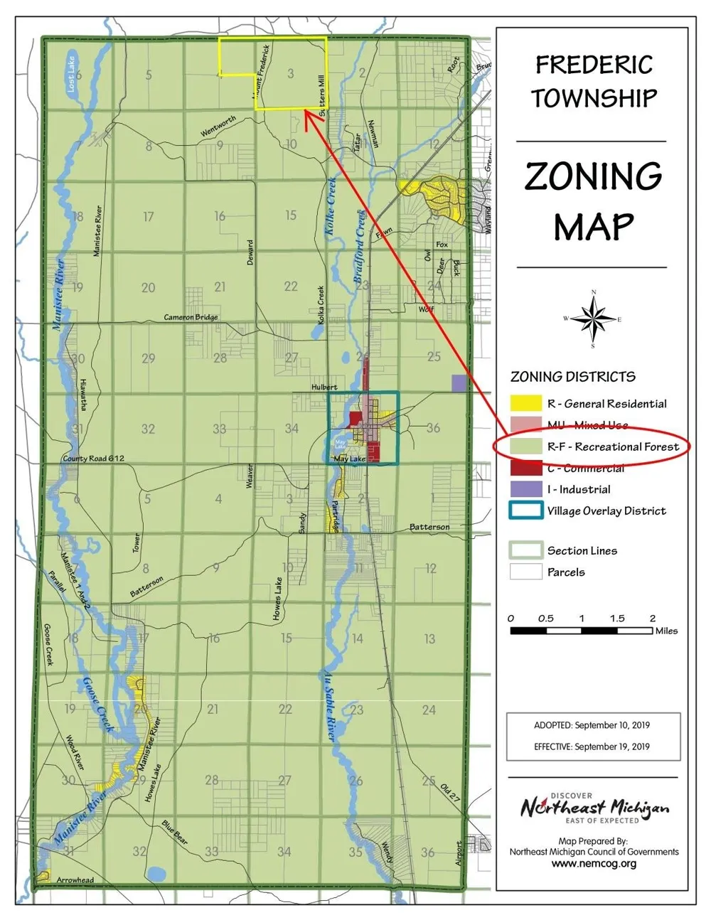 Mount Frederic Road Frederic Township, MI 49733