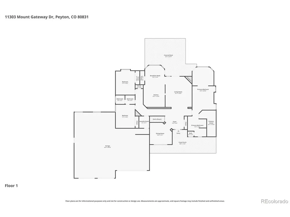 11303 Mount Gateway Drive Peyton, CO 80831