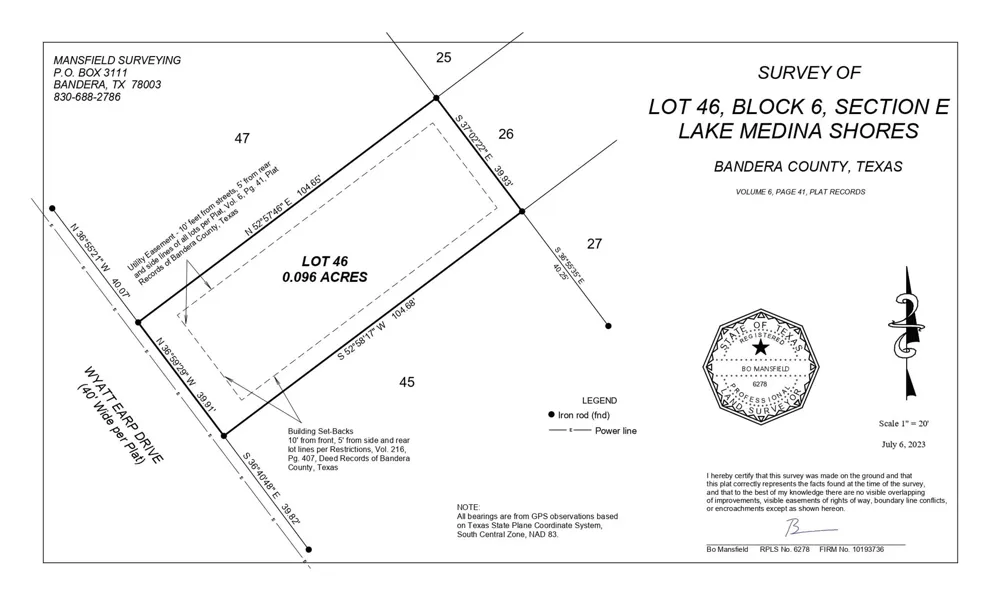 162 Wyatt Earp Drive Bandera, TX 78003