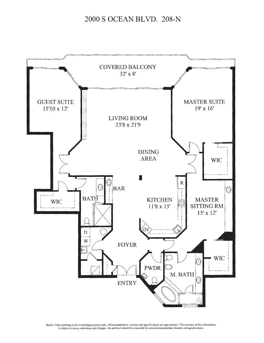 2000 S Ocean Boulevard #208n Palm Beach, FL 33480