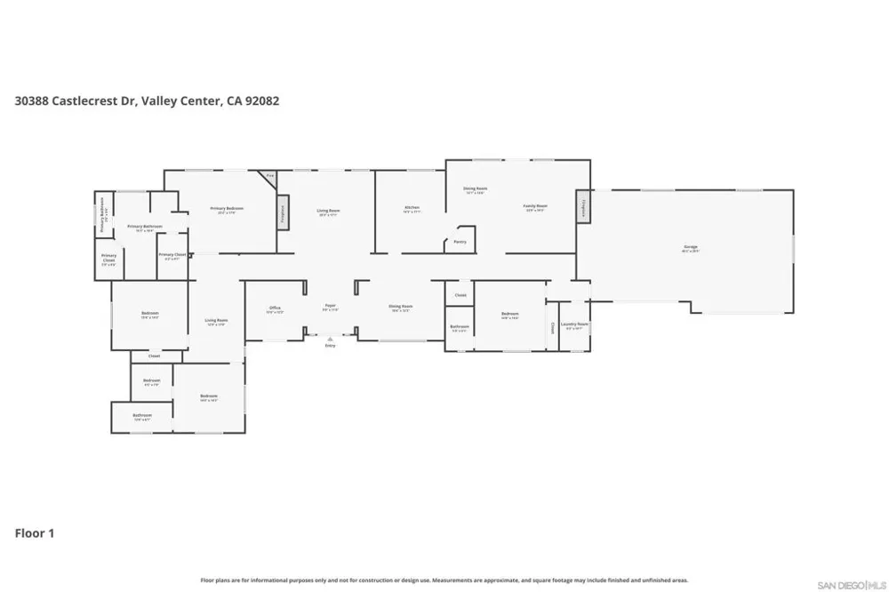30388 Castlecrest Valley Center, CA 92082