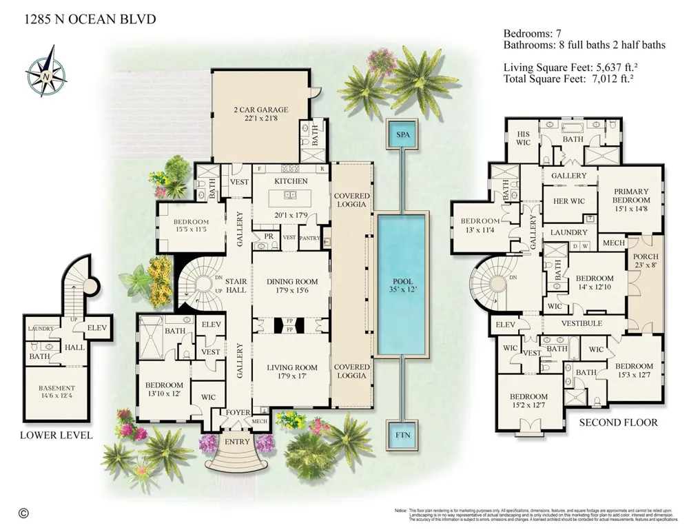 1285 Ocean Boulevard Palm Beach, FL 33480