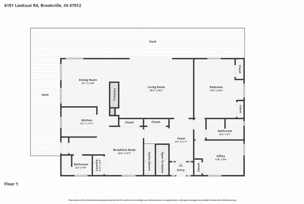 6191 Lookout Road Brookville, IN 47012