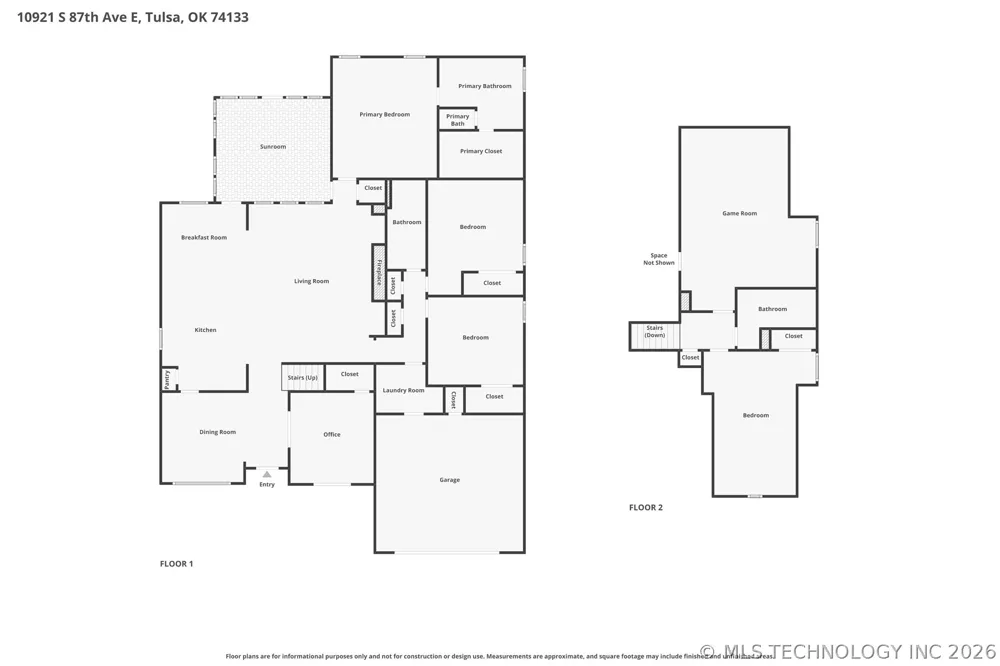 10921 S 87th EastAvenue Tulsa, OK 74133