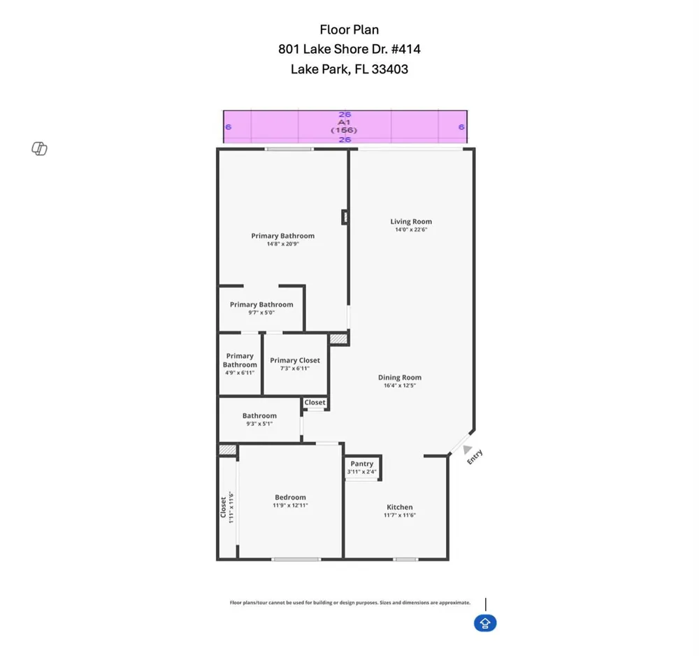 801 Lake Shore Drive #414 Lake Park, FL 33403
