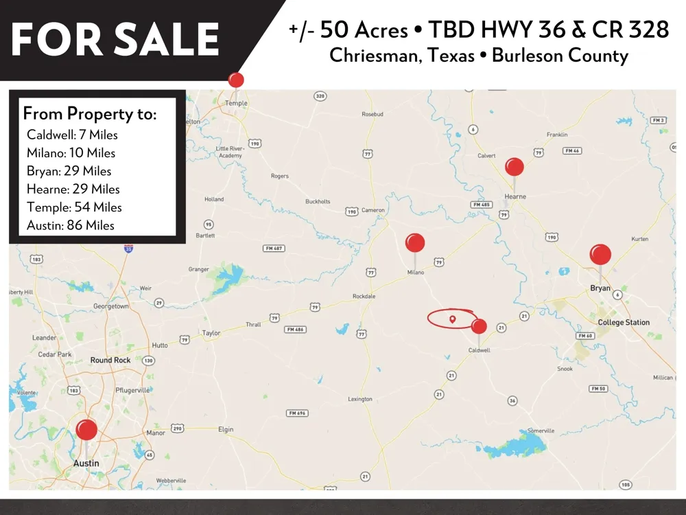 Hwy 36 & CR 328 Caldwell, TX 77838